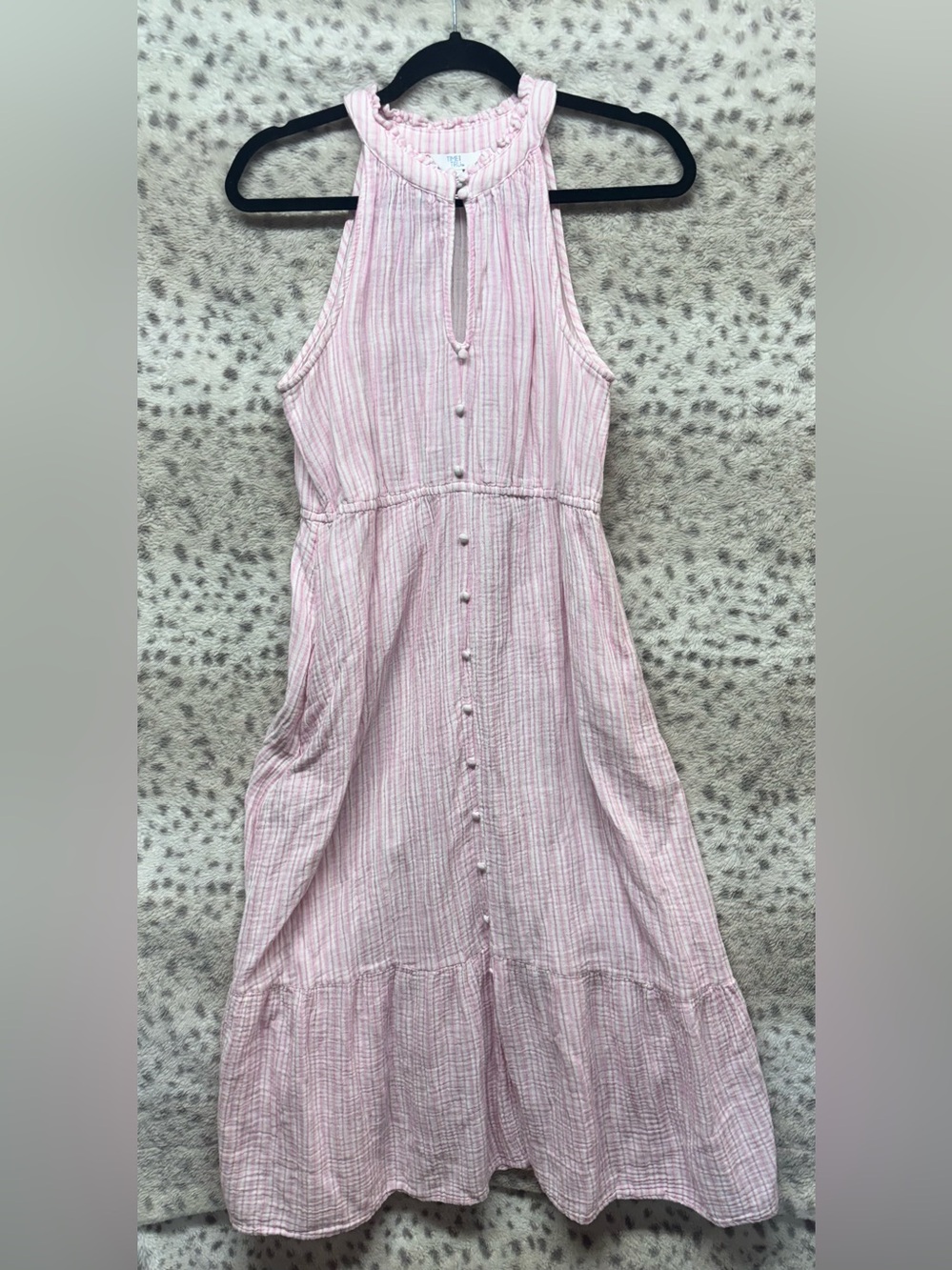 TIME AND TRU COTTON STRIPED DRESS